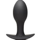 Curve Novelties Rooster Rumbler Vibrating Silicone Anal Plug - Black - SEXYEONE