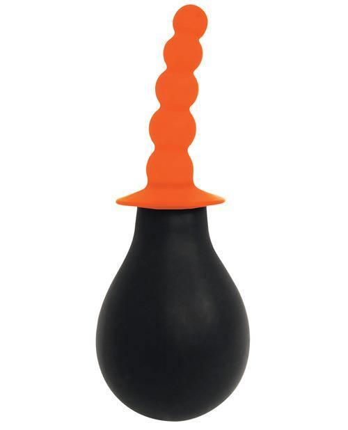 image of product,Curve Novelties Rooster Tail Cleaner Rippled - Orange - SEXYEONE 