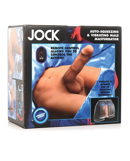 product image, Curve Toys Jock Vibrating & Squeezing Male Masturbator W/poseable Dildo - SEXYEONE
