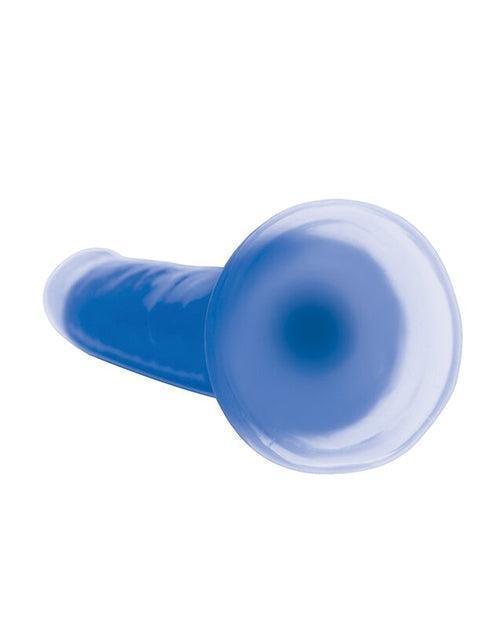 image of product,Curve Toys Lollicock 7" Glow In The Dark Silicone Dildo - SEXYEONE