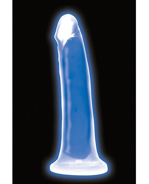 image of product,Curve Toys Lollicock 7" Glow In The Dark Silicone Dildo - SEXYEONE