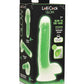 Curve Toys Lollicock 7" Glow In The Dark Silicone Dildo W/balls - SEXYEONE