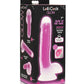 Curve Toys Lollicock 7" Glow In The Dark Silicone Dildo W/balls - SEXYEONE
