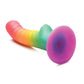 Curve Toys Simply Sweet 6.5" Rainbow Dildo - SEXYEONE