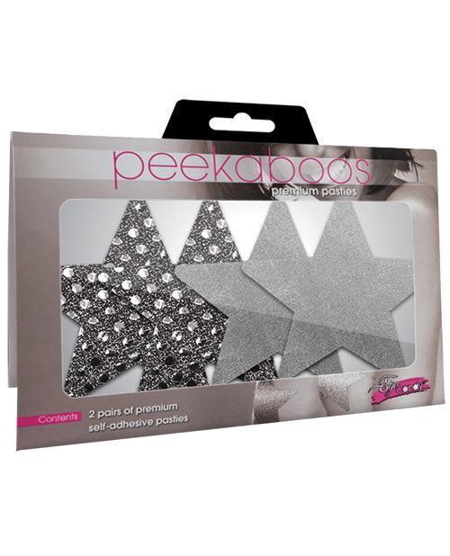 product image, Dark Angel Stars - Silver Pack Of 2 - SEXYEONE