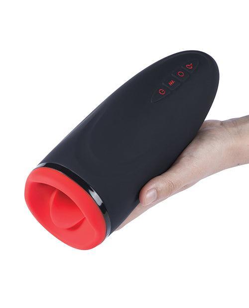 image of product,Dayo Autoblowjob Clamping Penis Massager - Black - SEXYEONE