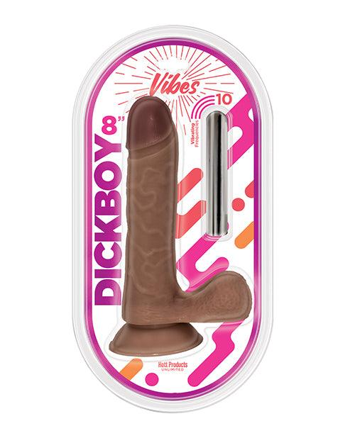 product image, Dick Boy Chocolate Lovers 8" Vibe Bullet - SEXYEONE