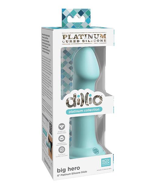 product image, Dillio Platinum 6" Big Hero Silicone Dildo - SEXYEONE