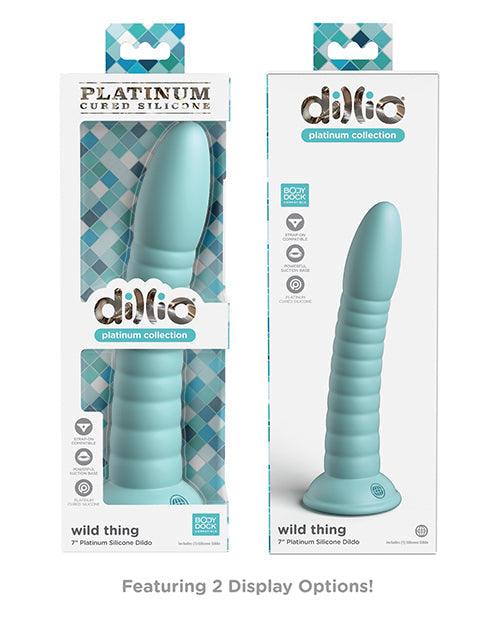 image of product,Dillio Platinum 7" Wild Thing Silicone Dildo - SEXYEONE