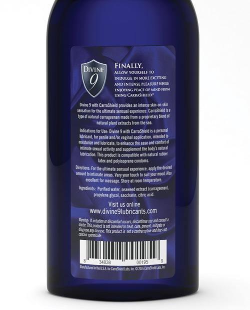 image of product,Divine 9 Lubricant - 8 Oz Bottle - SEXYEONE 