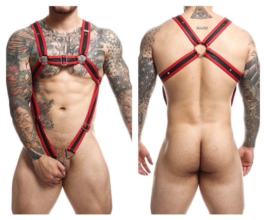 product image, DNGEON Cross Cockring Harness - SEXYEONE
