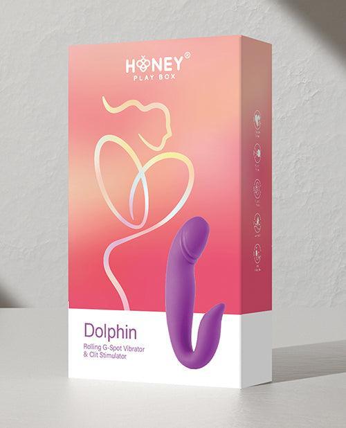 product image,Dolphin Rolling G Spot Vibrator & Clit Stimulator - Purple - SEXYEONE