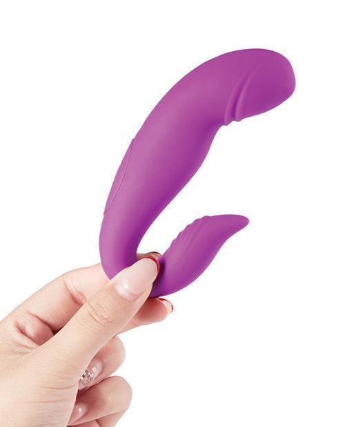 image of product,Dolphin Rolling G Spot Vibrator & Clit Stimulator - Purple - SEXYEONE
