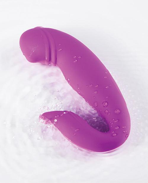 image of product,Dolphin Rolling G Spot Vibrator & Clit Stimulator - Purple - SEXYEONE