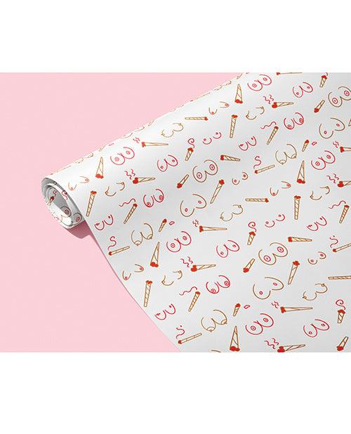 product image, Doobies And Boobies Naughty Wrapping Paper - SEXYEONE