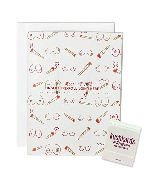 product image, Doobies Boobies Greeting Card w/Matchbook - SEXYEONE