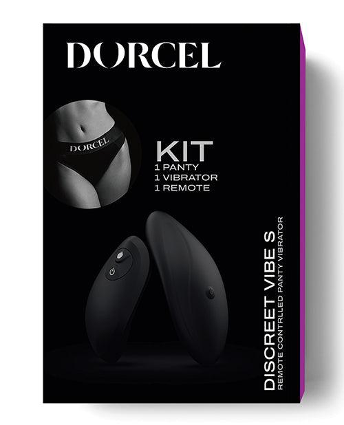 product image, Dorcel Discreet Panty Vibe W/panty - Black - SEXYEONE