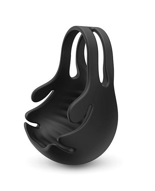 image of product,Dorcel Fun Bag Testicle Vibrator - Black - SEXYEONE