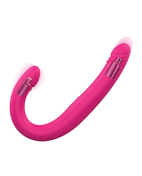 image of product,Dorcel Orgasmic Double Do 16.5" Thrusting Dong - Pink - SEXYEONE