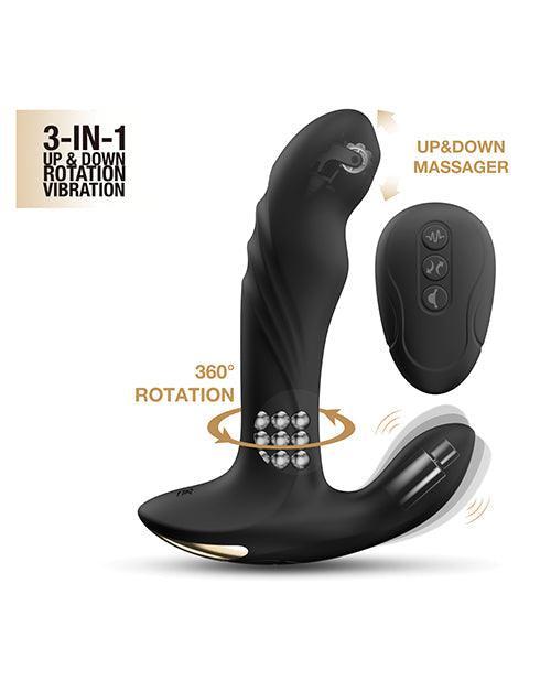 image of product,Dorcel P-joy Double Action Prostate Massager - Black - SEXYEONE