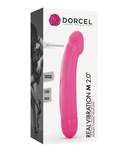 product image, Dorcel Real Vibration M 8.6" Rechargeable - Pink - SEXYEONE 