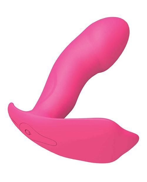 image of product,Dorcel Secret Clit Dual Stim Heating And Voice Control - Pink - SEXYEONE 