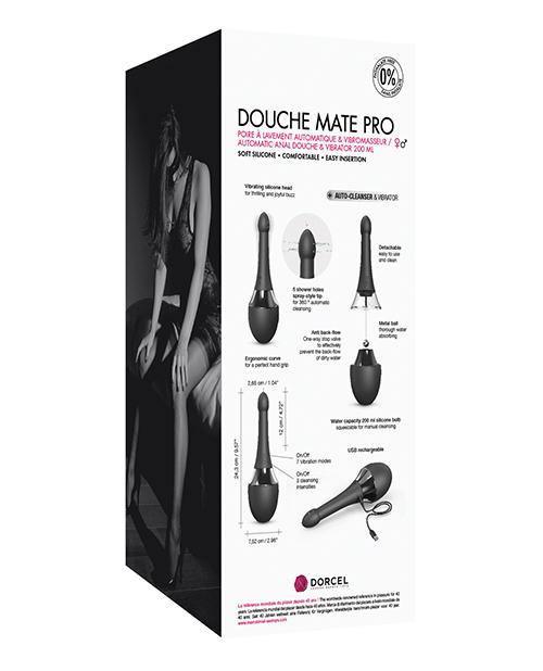 image of product,Dorcel Vibrating Douche Mate Pro - Black-silver - SEXYEONE 