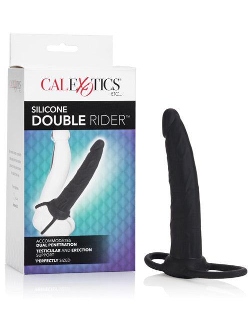 product image, Double Rider Silicone 6.5" - Black - SEXYEONE