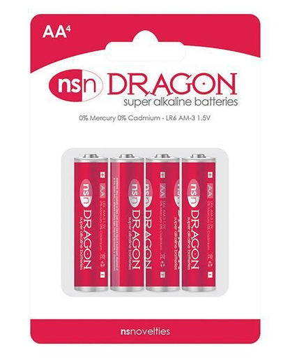 Dragon Alkaline Batteries - Aa Pack Of 4 - SEXYEONE 