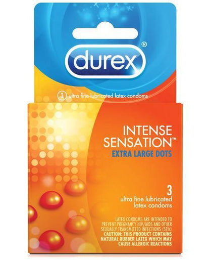 Durex Intense Sensation Condom - Box Of 3 - SEXYEONE 