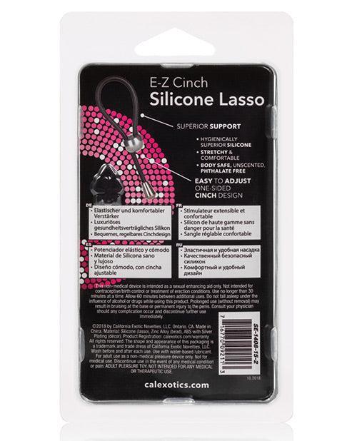 image of product,E-z Cinch Silicone Lasso - Black - SEXYEONE