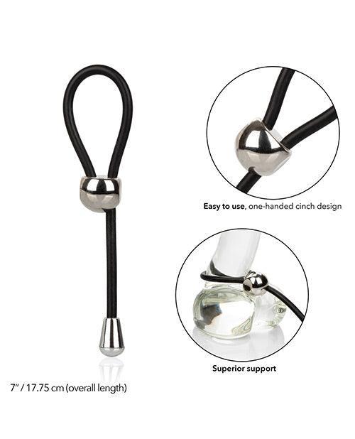 image of product,E-z Cinch Silicone Lasso - Black - SEXYEONE