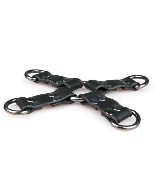 image of product,Easy Toys Faux Leather Hogtie - Black - SEXYEONE