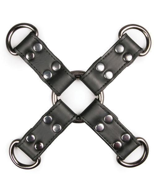 image of product,Easy Toys Faux Leather Hogtie - Black - SEXYEONE