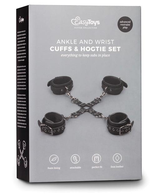 product image, Easy Toys Hogtie W/hand & Anklecuffs - Black - SEXYEONE