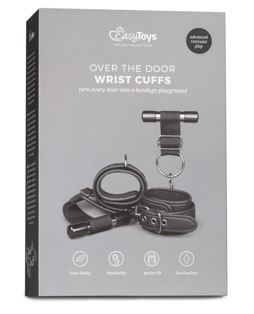 product image, Easy Toys Over The Door Wrist Cuffs - Black - SEXYEONE