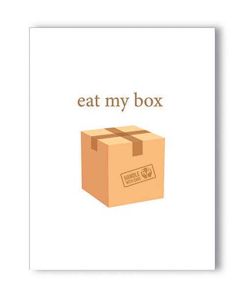 product image, Eat My Box Naughty Greeting Card - SEXYEONE