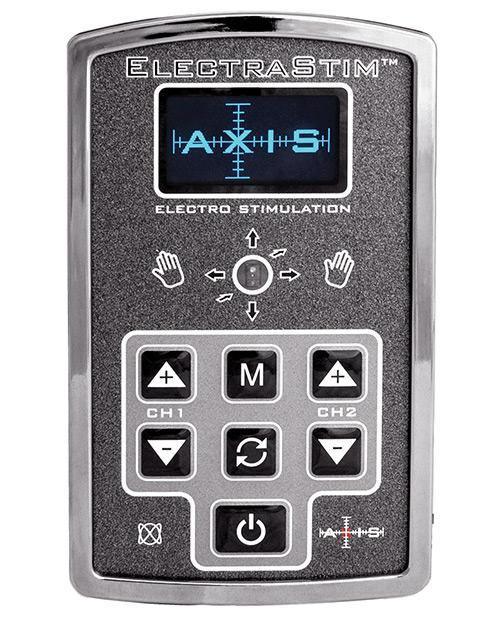 image of product,Electrastim Axis Em200 - Black-silver - SEXYEONE 