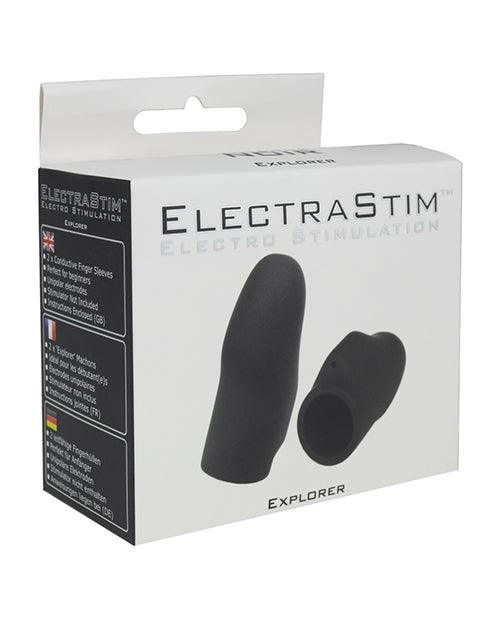 product image, Electrastim Explorer Electro Finger Sleeves - Black - {{ SEXYEONE }}