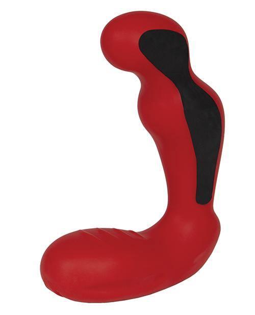 image of product,Electrastim Silicone Fusion Habanero Prostate Massager - Red-black - SEXYEONE 