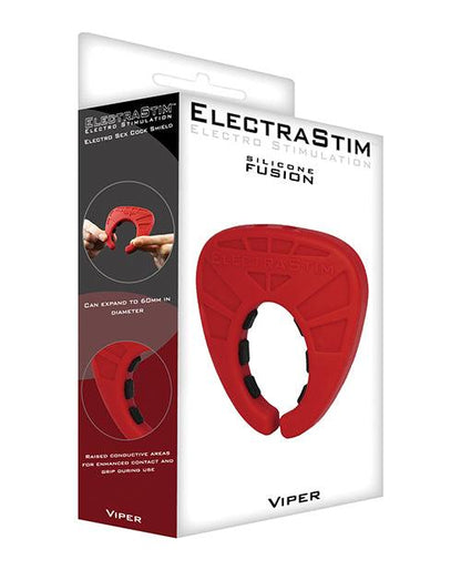 Electrastim Silicone Fusion Viper Cock Shield - {{ SEXYEONE }}