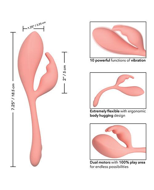 image of product,Elle Liquid Silicone Bunny - Pink - {{ SEXYEONE }}