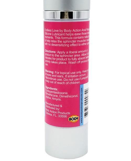 image of product,Endless Love Relaxing Anal Silicone Lubricant - 1.7 Oz - {{ SEXYEONE }}