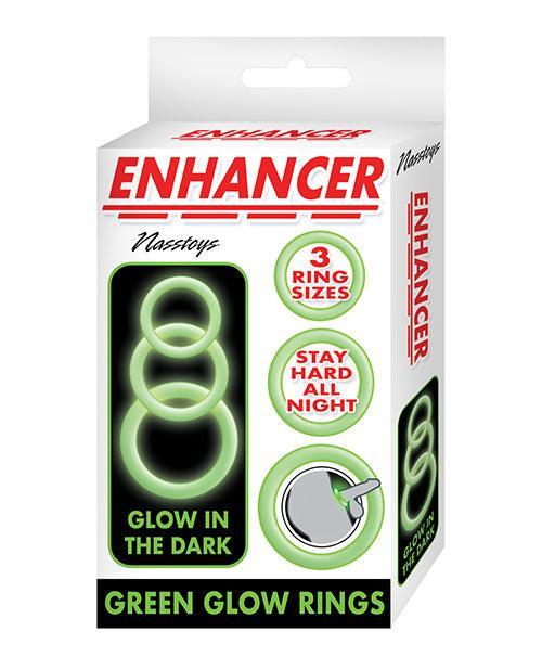 product image, Enhancer Silicone Cockrings - Glow In The Dark - SEXYEONE
