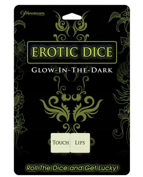 product image, Erotic Dice - Glow In The Dark - {{ SEXYEONE }}