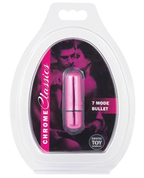 image of product,Erotic Toy Company Chrome Classics Bullet - 7 Speed - SEXYEONE 