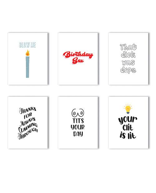 Everyday Pack Naughty Greeting Card - Variety Pack Of 6 - SEXYEONE
