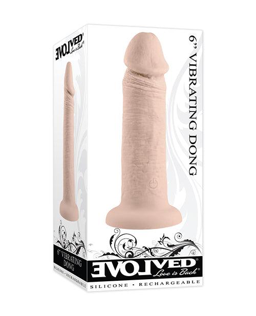 product image, Evolved 6" Vibrating Dong - SEXYEONE