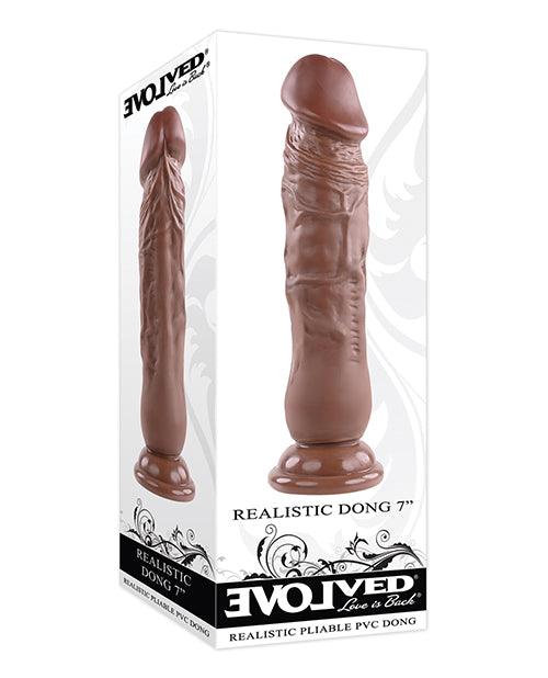 image of product,Evolved 7" Realistic Dong - {{ SEXYEONE }}