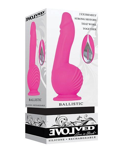 product image, Evolved Ballistic Dildo - Pink - SEXYEONE 